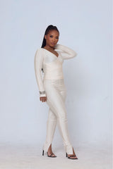 Lombe Elegant Two-Piece Set – Ivory